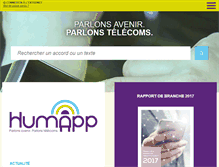 Tablet Screenshot of humapp.com